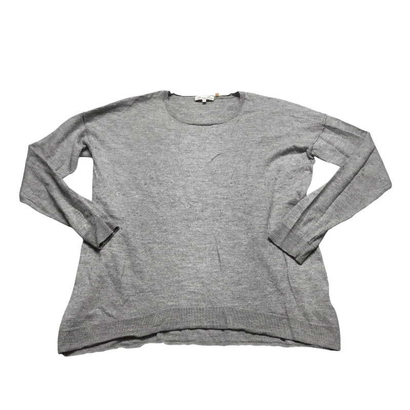 Top Long Sleeve By Cmc In Grey, Size: S