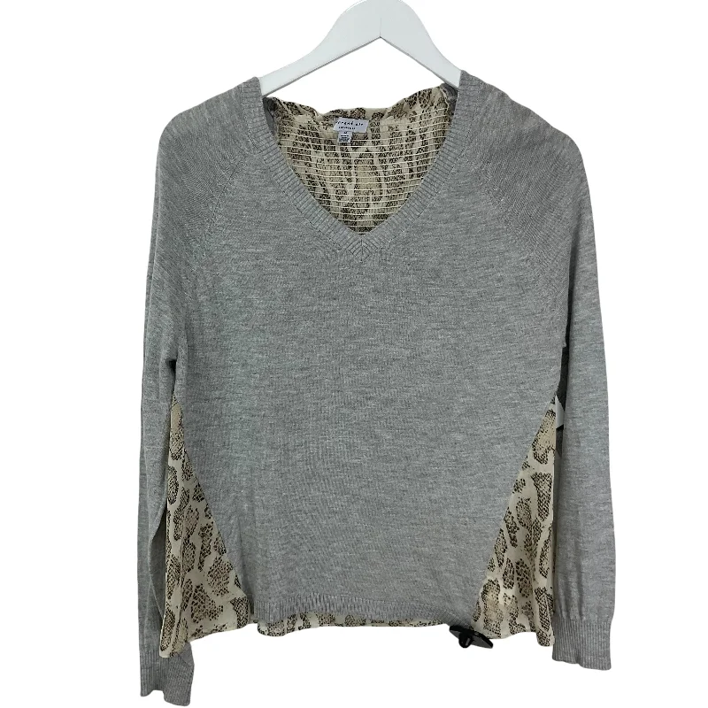 Top Long Sleeve By Current Air In Grey, Size: M