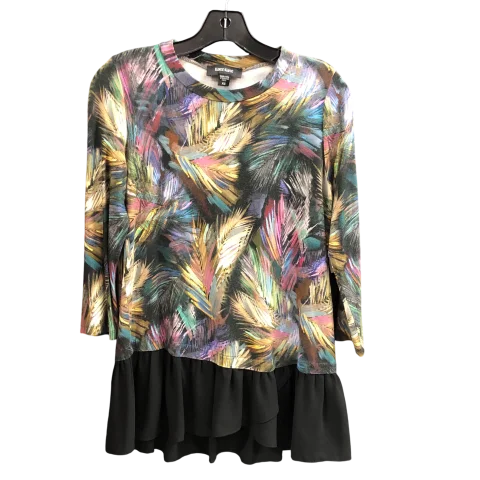 Top Long Sleeve By Karen Kane In Multi-colored, Size: Xs