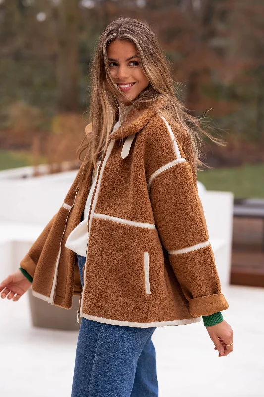 Manteau Nita mouton - brun