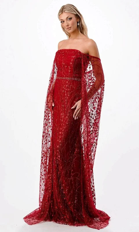 Aspeed Design P2300 - Off Shoulder Evening Gown