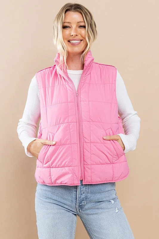 Making Memories Pink Puffer Vest