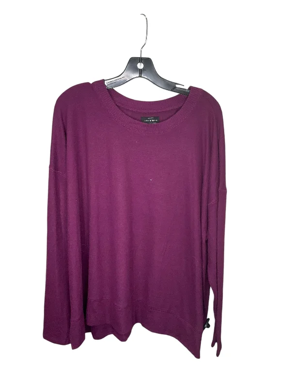 Top Long Sleeve By Lucky Brand In Purple, Size: 2x