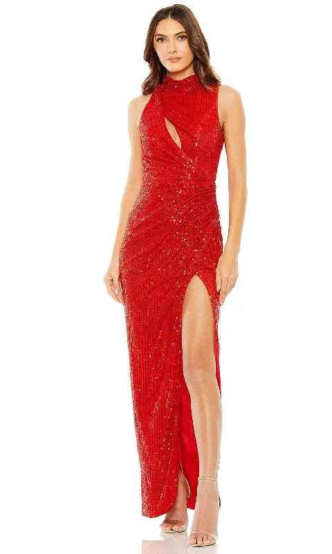 Ieena Duggal 27183 - Sleeveless Cutout Evening Gown