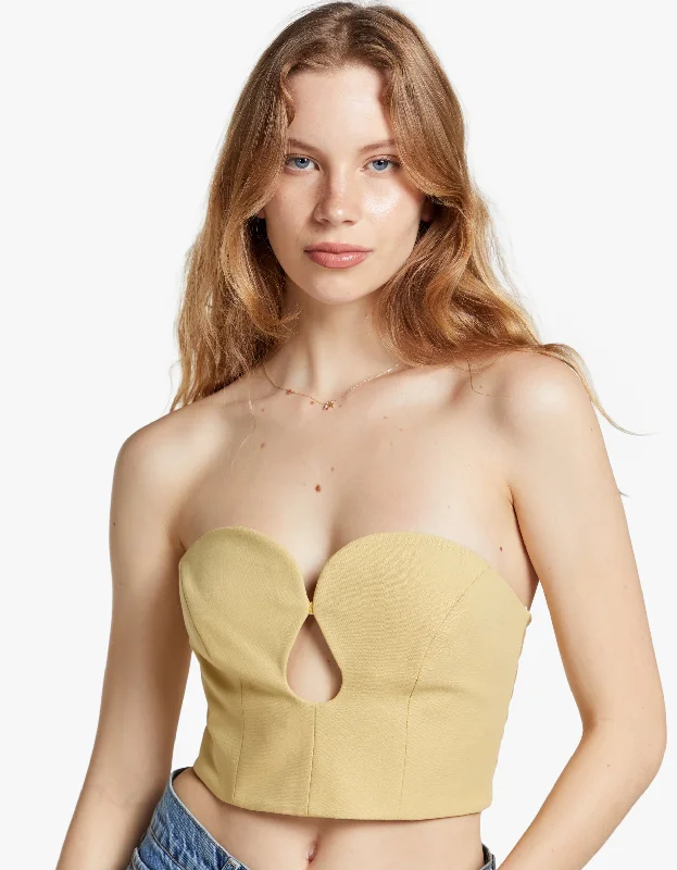 Brixton Bodice - Mustard Yellow