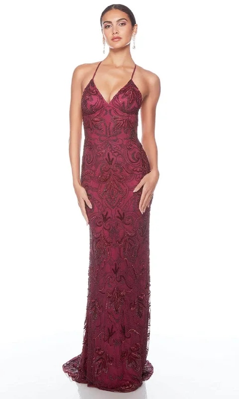 Alyce Paris 88007 - Crisscross Straps Evening Dress