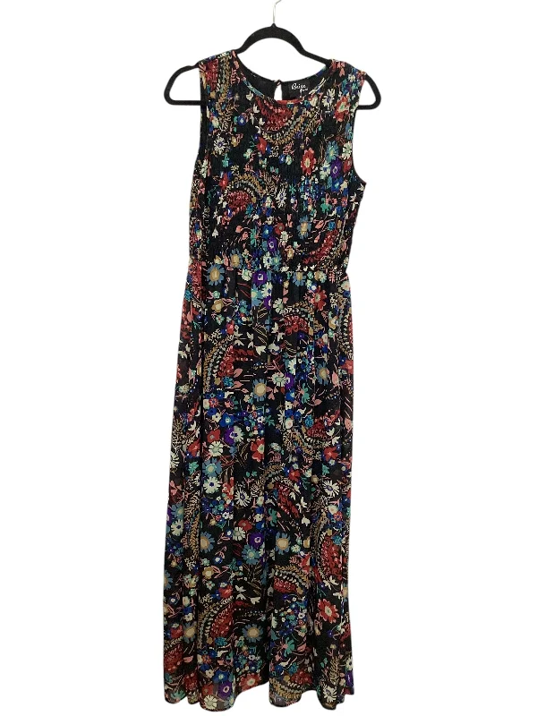 Dress Casual Maxi By Clothes Mentor In Multi-colored, Size: M