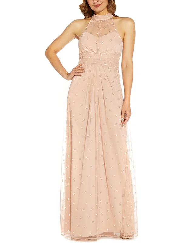 Adrianna Papell Soft Solid Maxi Dress