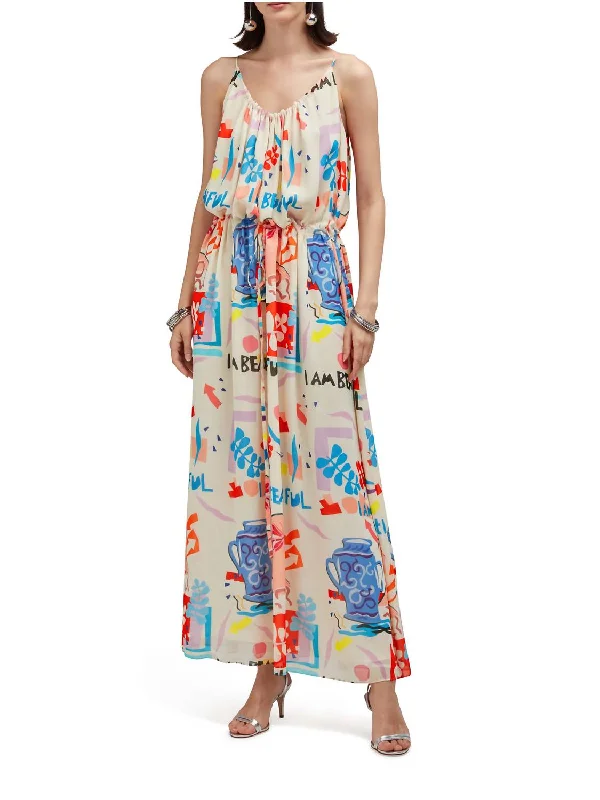 Greta Maxi Dress In Matisse