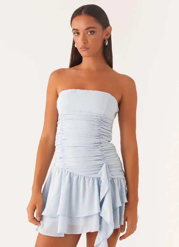 Viviana Mini Dress - Baby Blue