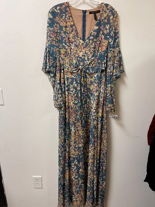 Dress Casual Maxi By Bcbgmaxazria In Blue, Size: Xs