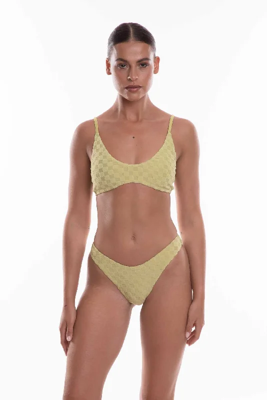 Figure-Hugging Female SwimwearMae Top Matcha