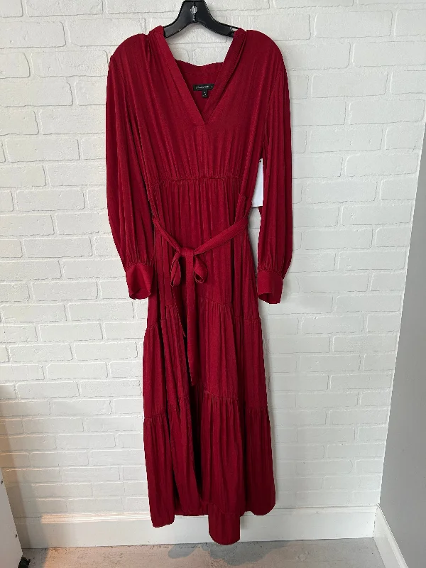 Dress Casual Maxi By Banana Republic In Red, Size: M