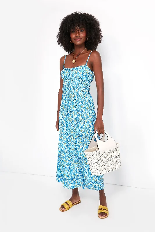 Blue Lou Floral Print Caprera Midi Dress