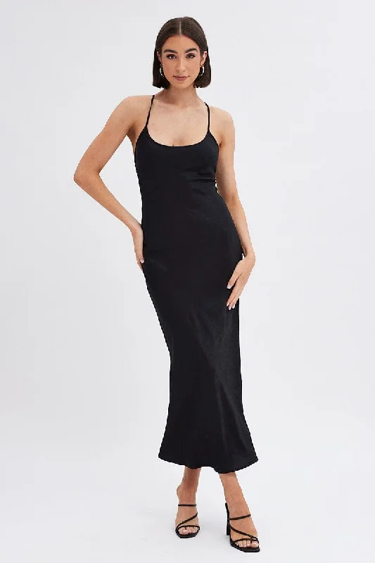 Black Maxi Dress Sleeveless