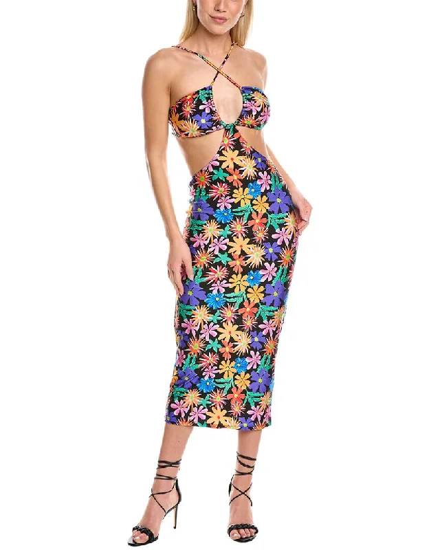 PatBO Aster Cutout Maxi Dress