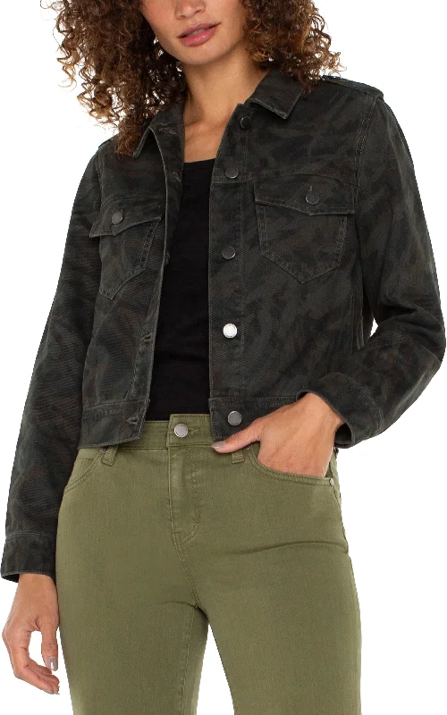 MILITARY CROP JACKET