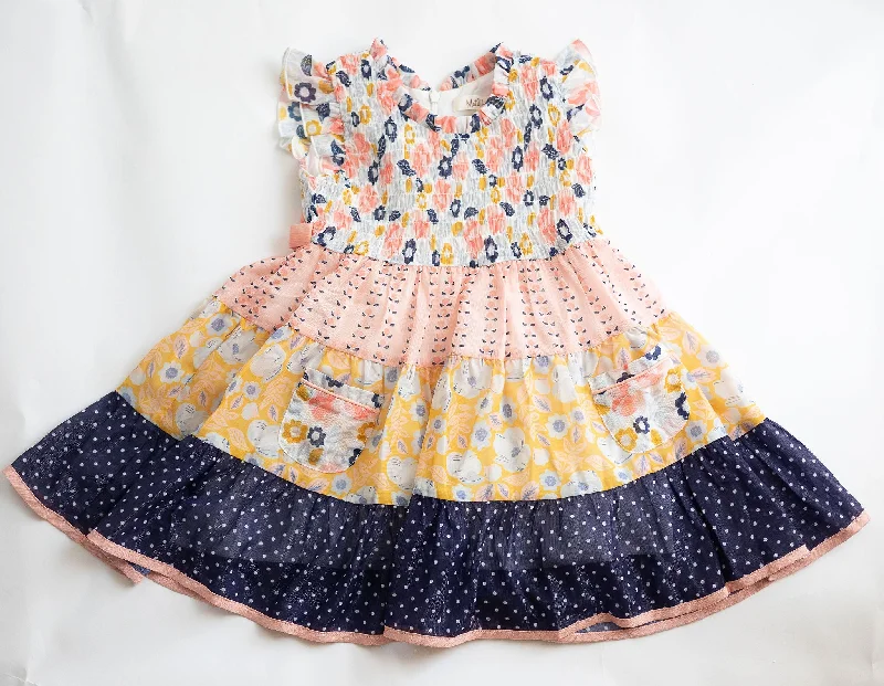 Starry Bloom Shimmer Dress