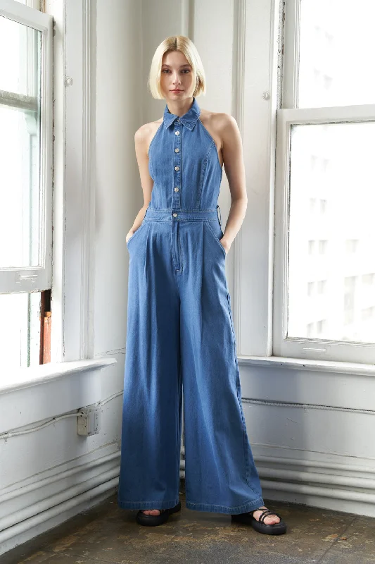 SERENE SEASONS DENIM JUMPSUIT