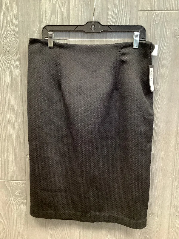 Skirt Midi By Worthington In Black, Size: 14