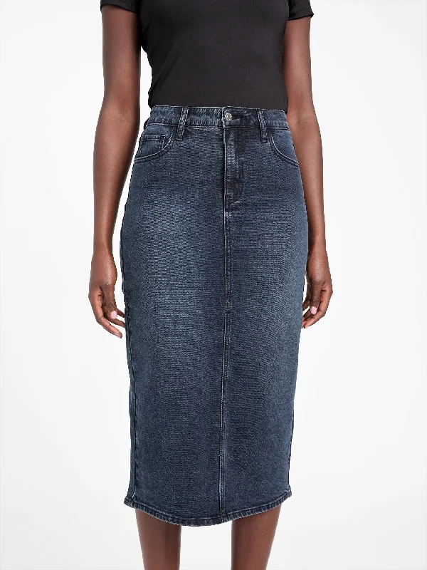 Tee Denim Skirt